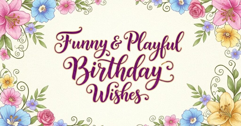 Funny & Playful Birthday Wishes