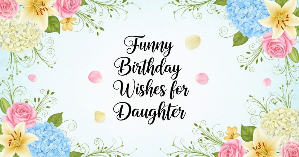 Funny Birthday Wishes for Daughter