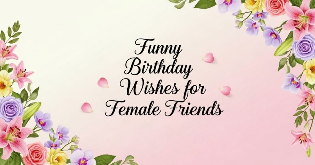 Funny Birthday Wishes for Female Friends