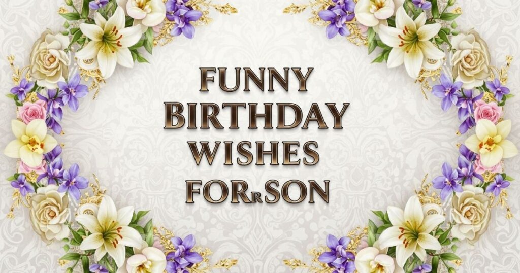 Funny Birthday Wishes for Son