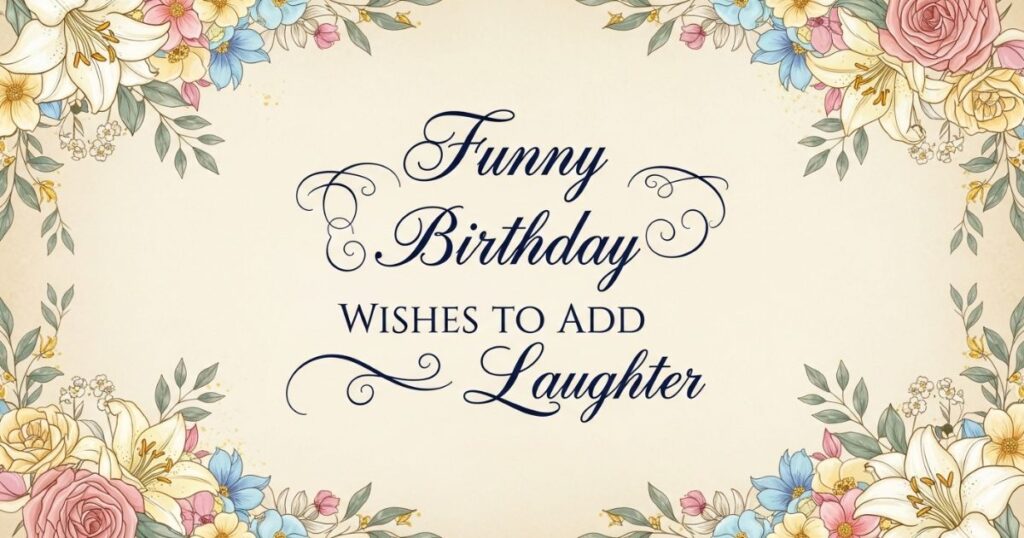 Funny Birthday Wishes to Add Laughter