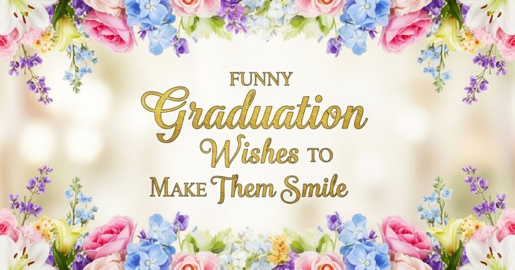 Funny Graduation Wishes to Make Them Smile