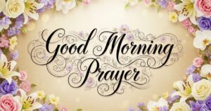 good morning prayer
