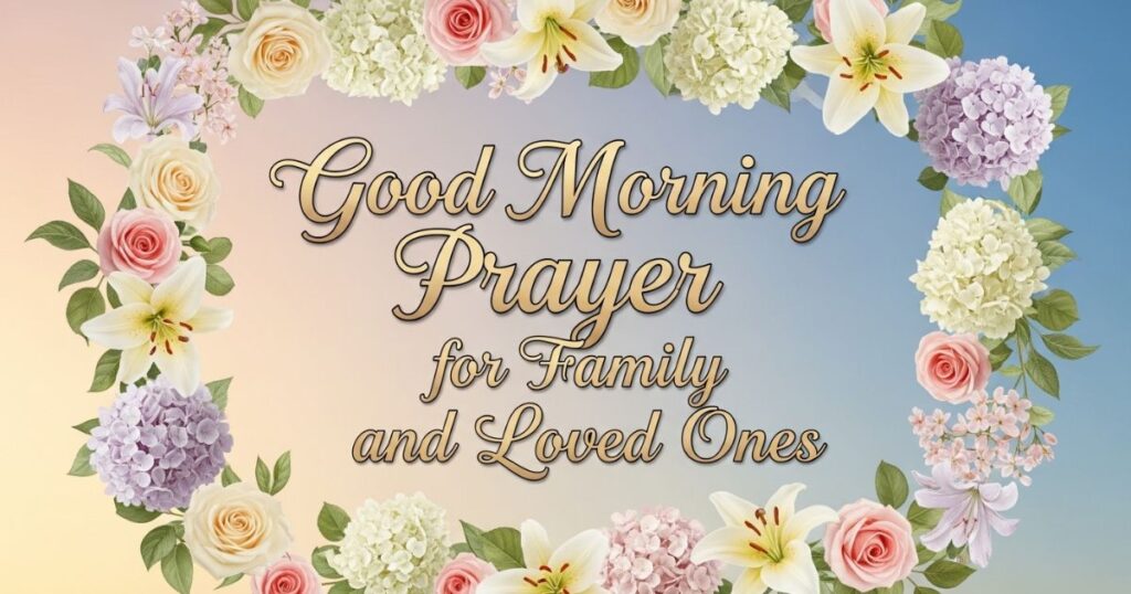 Good Morning Prayer for Family and Loved Ones