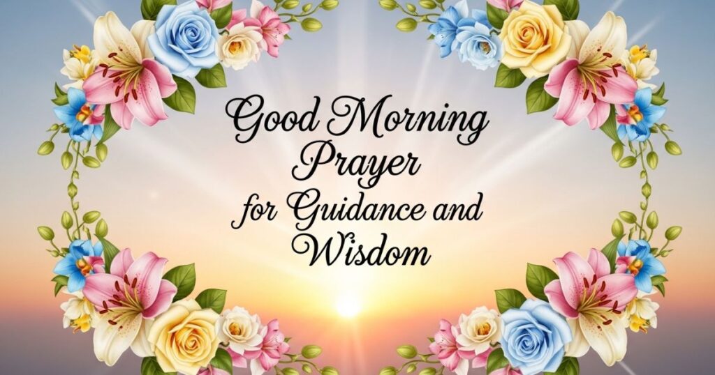 Good Morning Prayer for Guidance and Wisdom