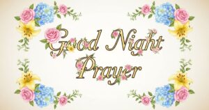 good night prayer