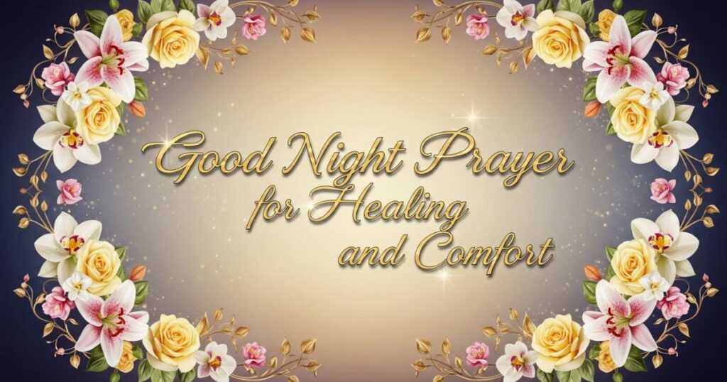 Good Night Prayer for Healing and Comfort