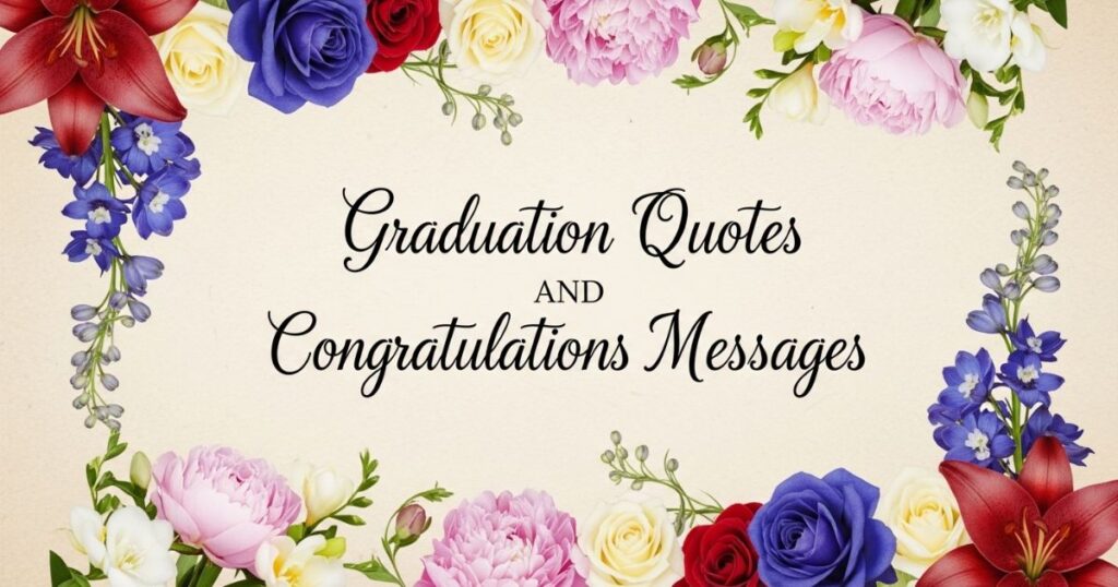 Graduation Quotes and Congratulations Messages