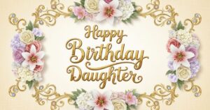 happy birthday daughter