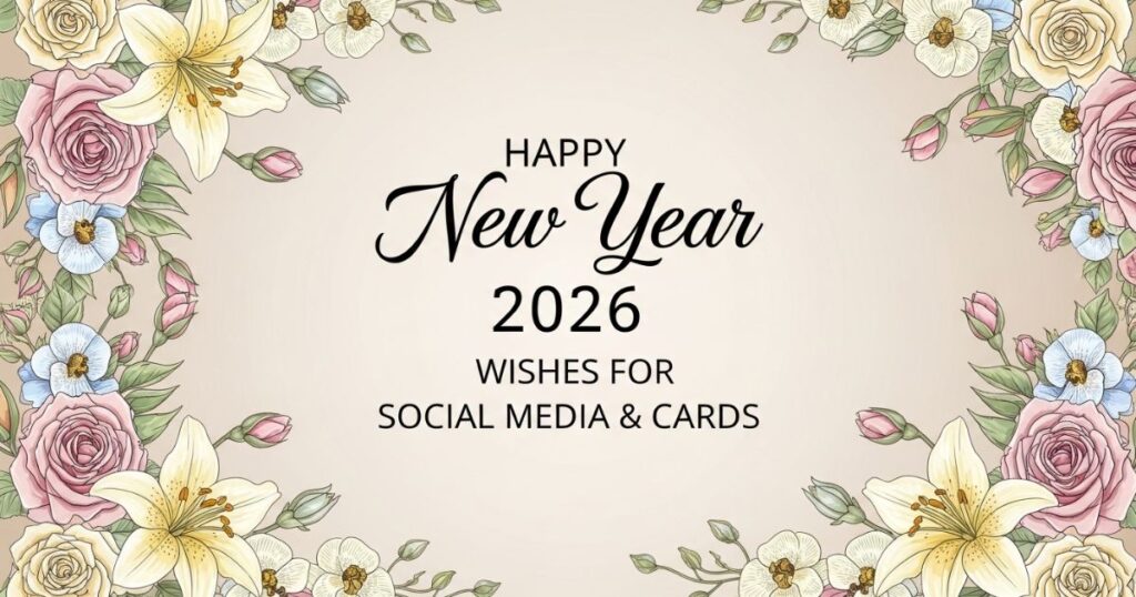 Happy New Year 2026 Wishes for Social Media & Cards