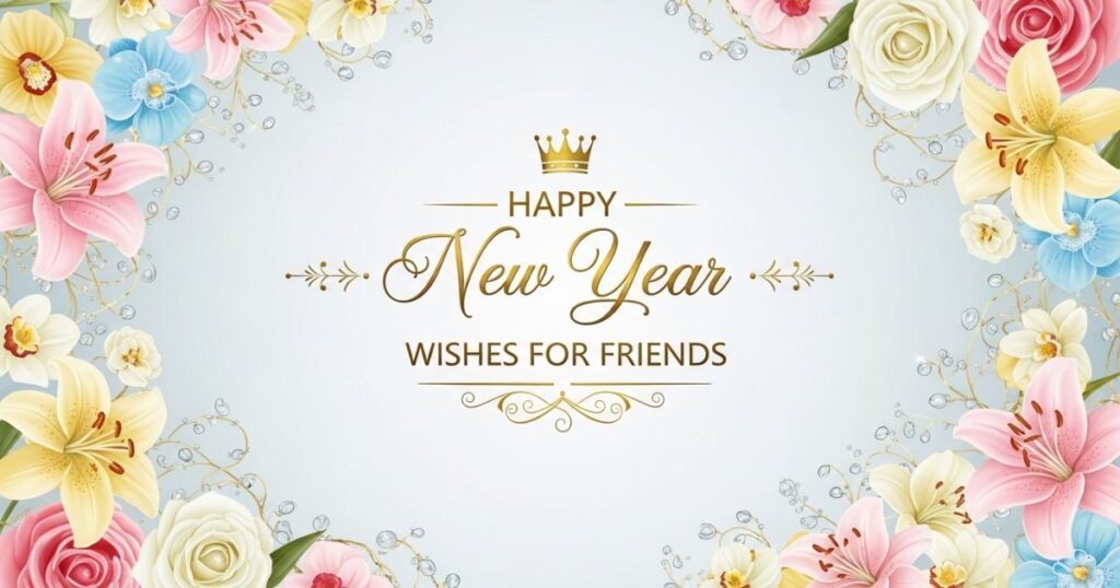 Happy New Year Wishes for Friends