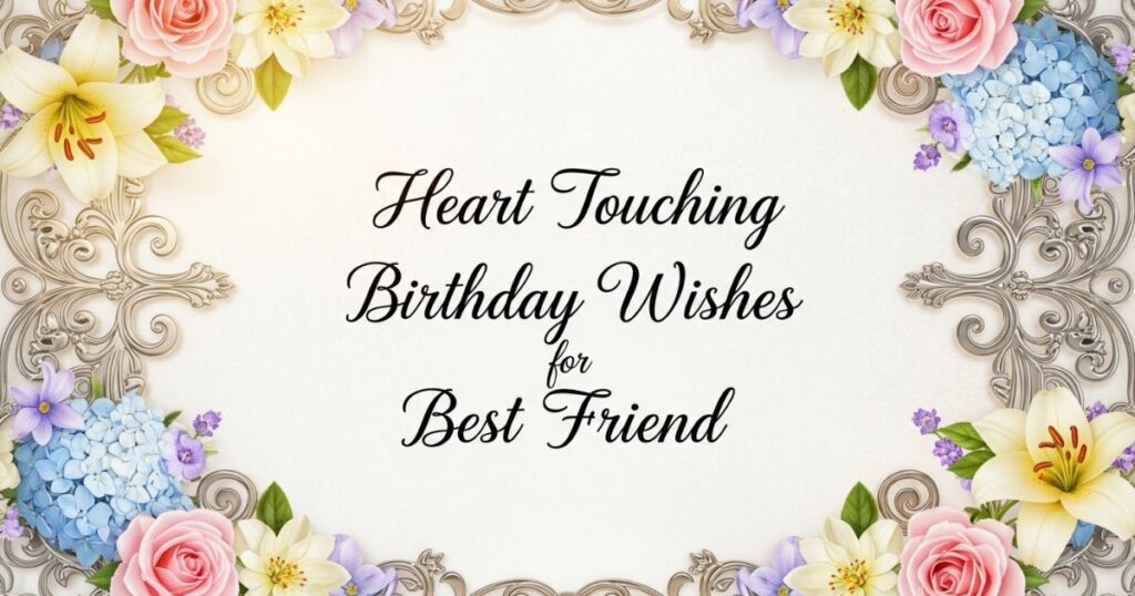 Heart Touching Birthday Wishes for Best Friend