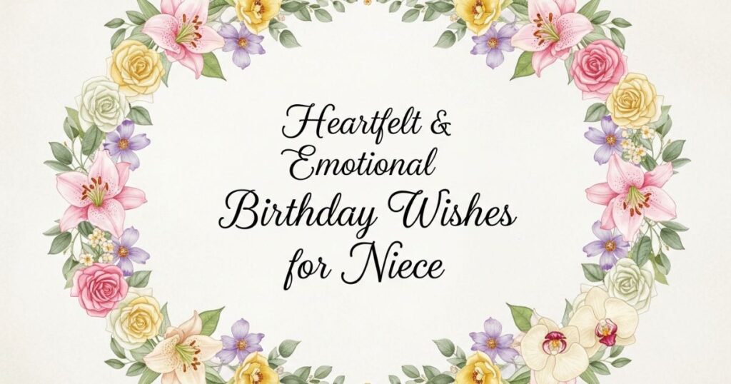 Heartfelt & Emotional Birthday Wishes for Niece