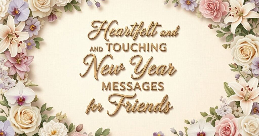 Heartfelt and Touching New Year Messages for Friends