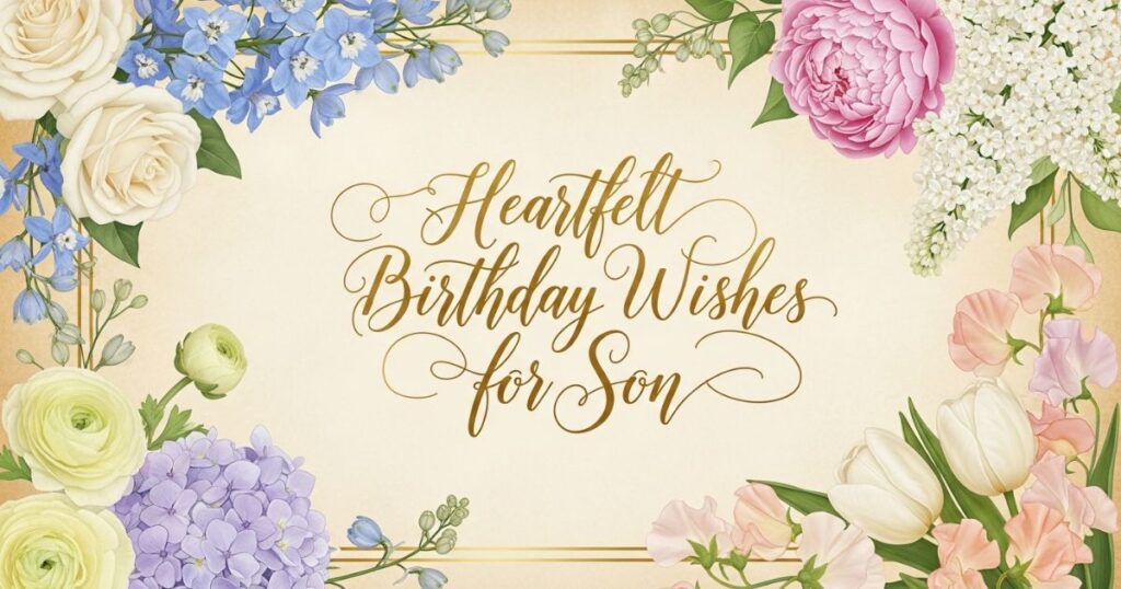 Heartfelt Birthday Wishes for Son