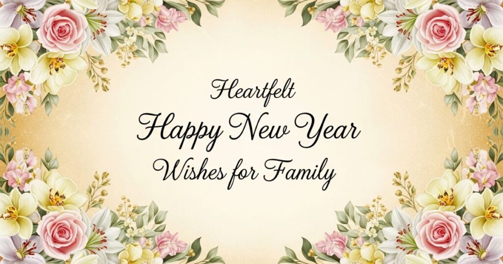 Heartfelt Happy New Year Wishes for Family
