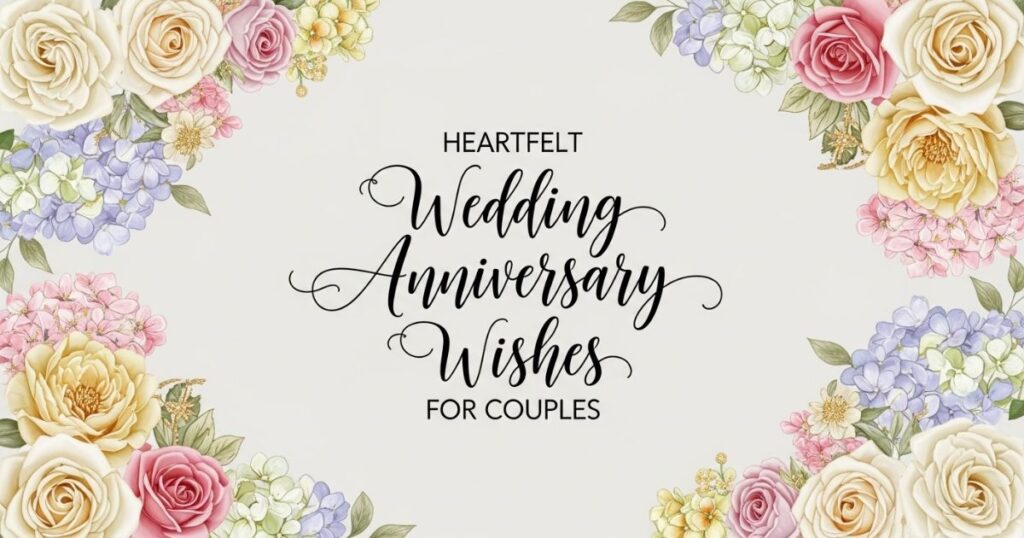 Heartfelt Wedding Anniversary Wishes for Couples
