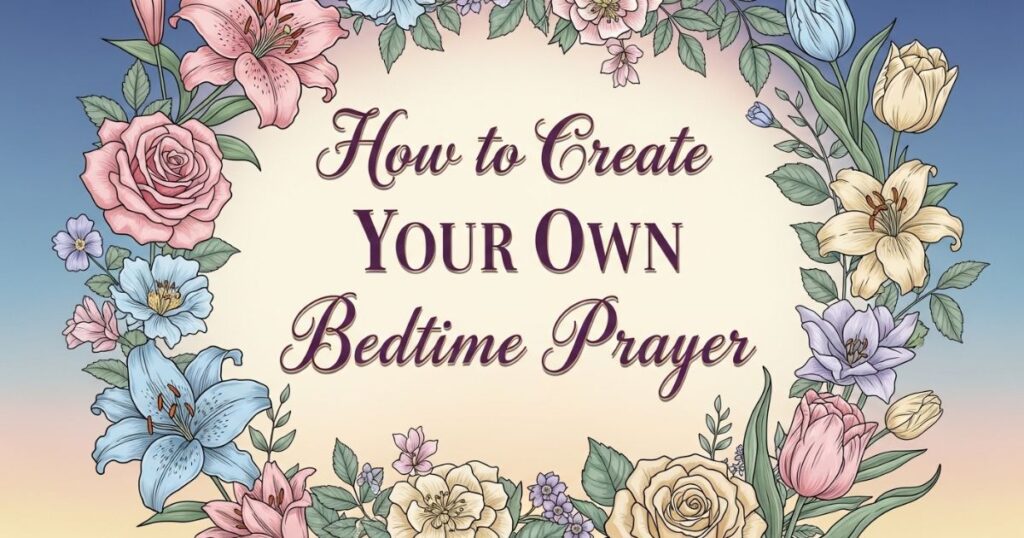 How to Create Your Own Bedtime Prayer