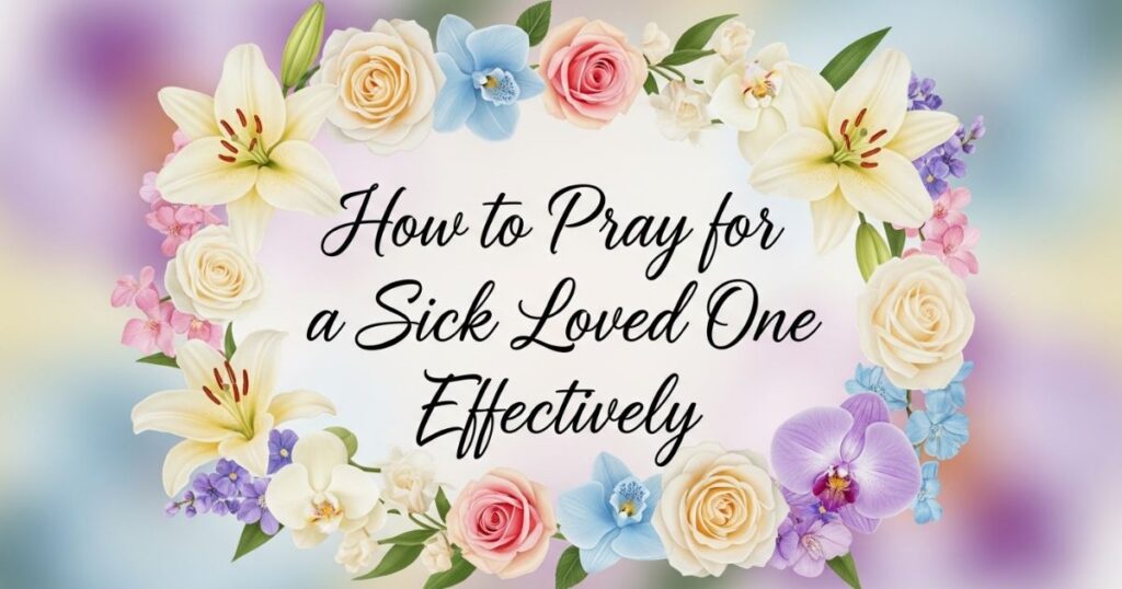 How to Pray for a Sick Loved One Effectively