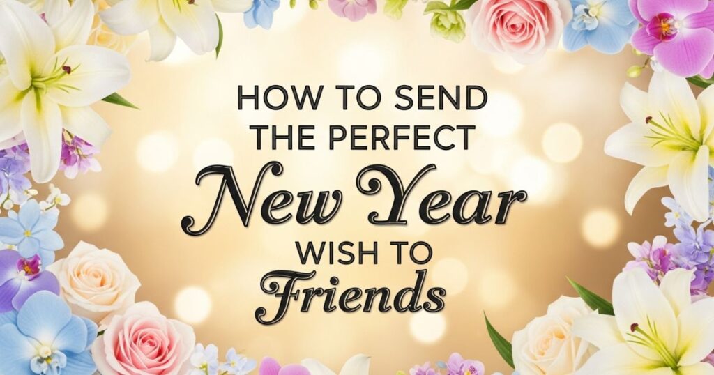 How to Send the Perfect New Year Wish to Friends