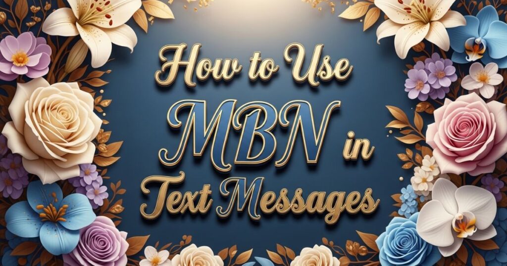 How to Use MBN in Text Messages