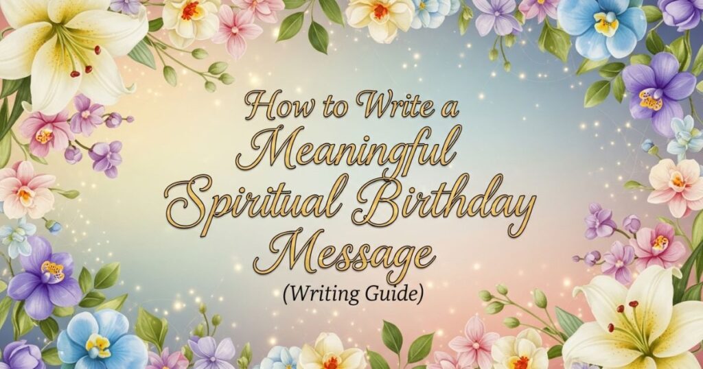 How to Write a Meaningful Spiritual Birthday Message (Writing Guide)