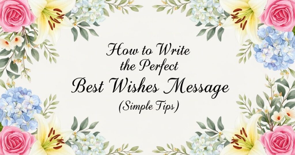 How to Write the Perfect Best Wishes Message (Simple Tips)