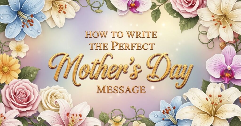 How to Write the Perfect Mothers Day Message