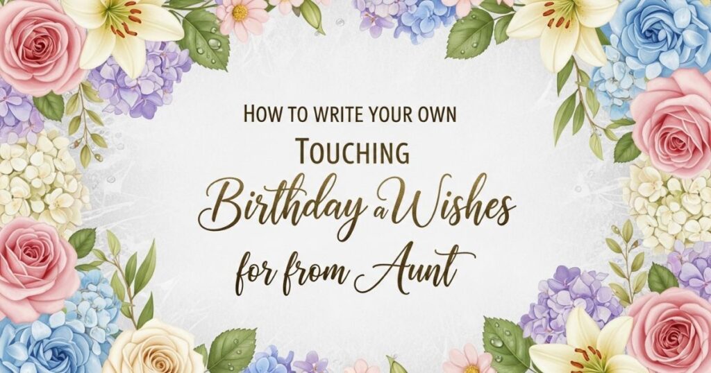 How to Write Your Own Touching Birthday Wishes for Niece from Aunt