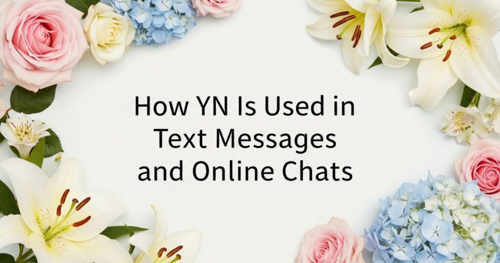 How YN Is Used in Text Messages and Online Chats