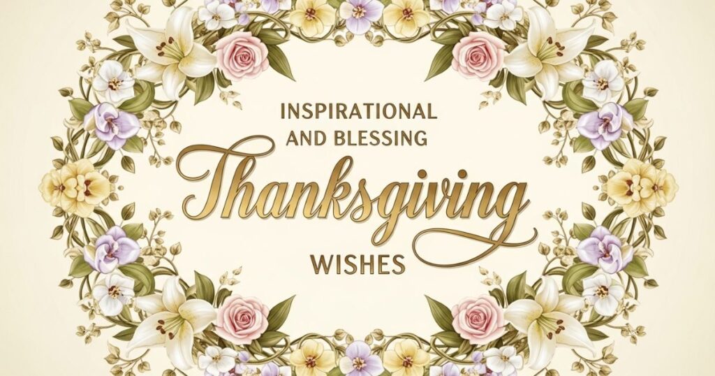 Inspirational and Blessing Thanksgiving Wishes