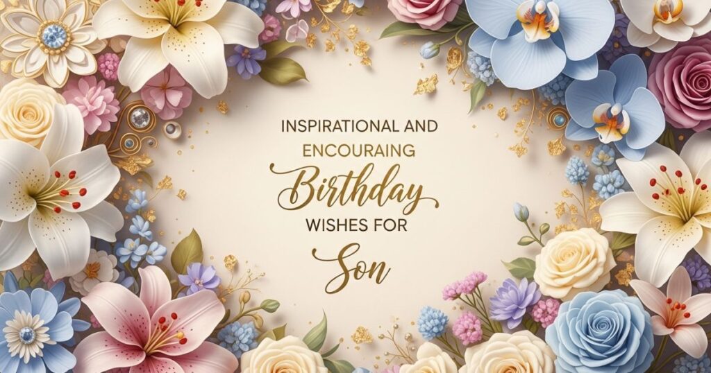 Inspirational and Encouraging Birthday Wishes for Son