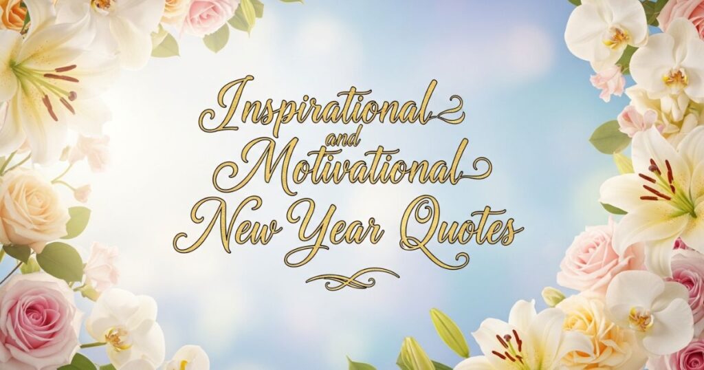 Inspirational and Motivational New Year Quotes