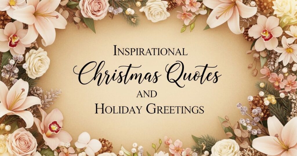 Inspirational Christmas Quotes and Holiday Greetings