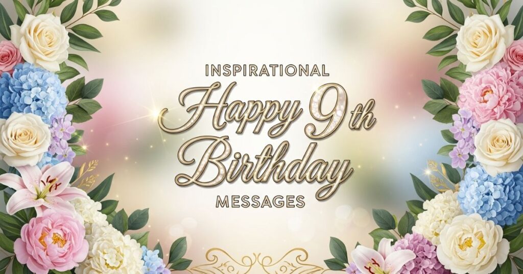 Inspirational Happy 9th Birthday Messages