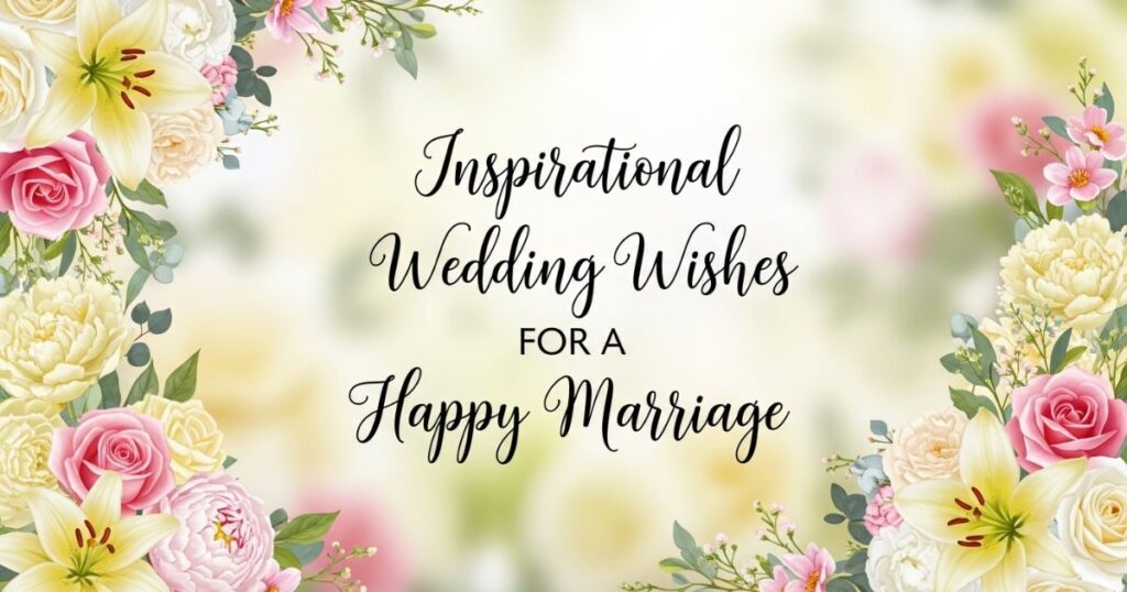 Inspirational Wedding Wishes for a Happy Marriage