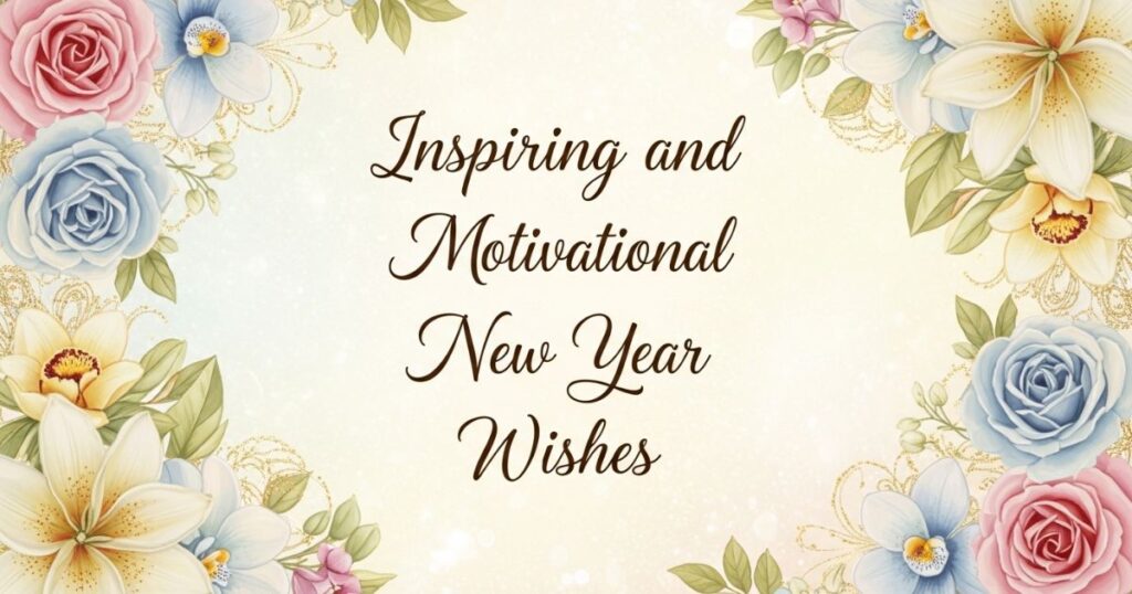 Inspiring and Motivational New Year Wishes