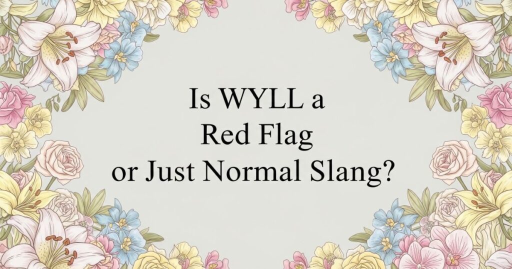 Is WYLL a Red Flag or Just Normal Slang?