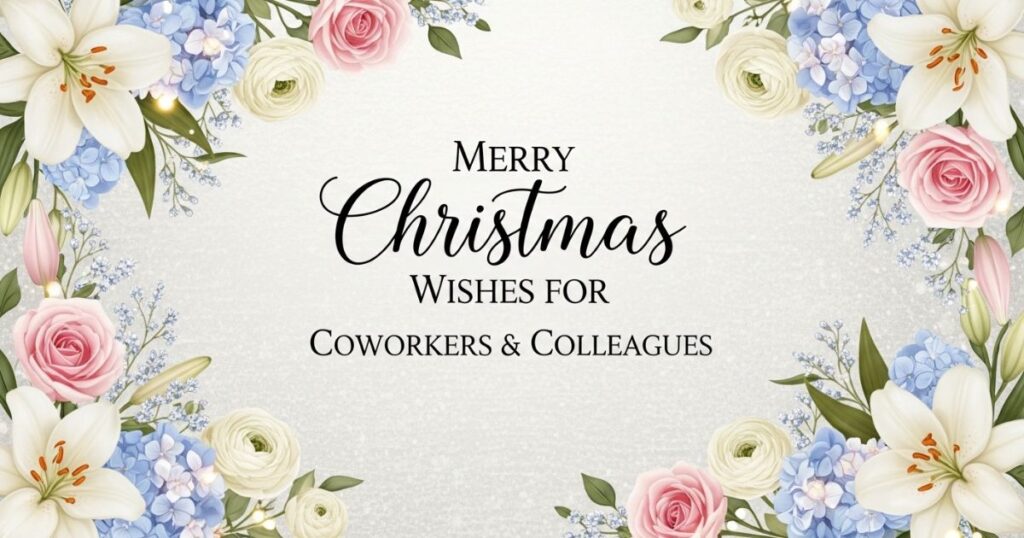 Merry Christmas Wishes for Coworkers & Colleagues