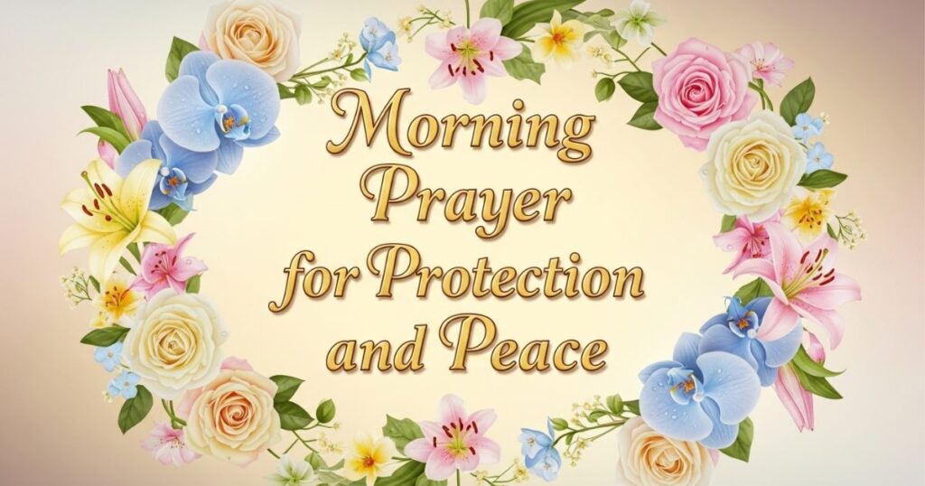 Morning Prayer for Protection and Peace