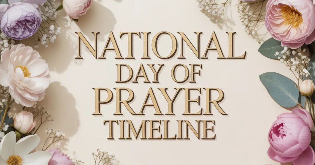 National Day of Prayer Timeline
