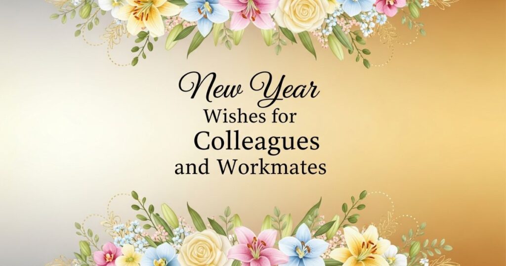 New Year Wishes for Colleagues and Workmates