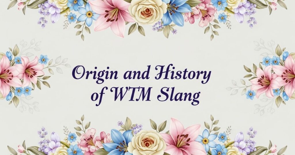 Origin and History of WTM Slang