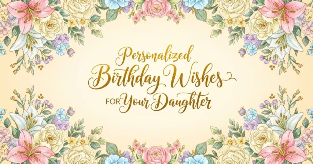 Personalized Birthday Wishes for Your Daughter