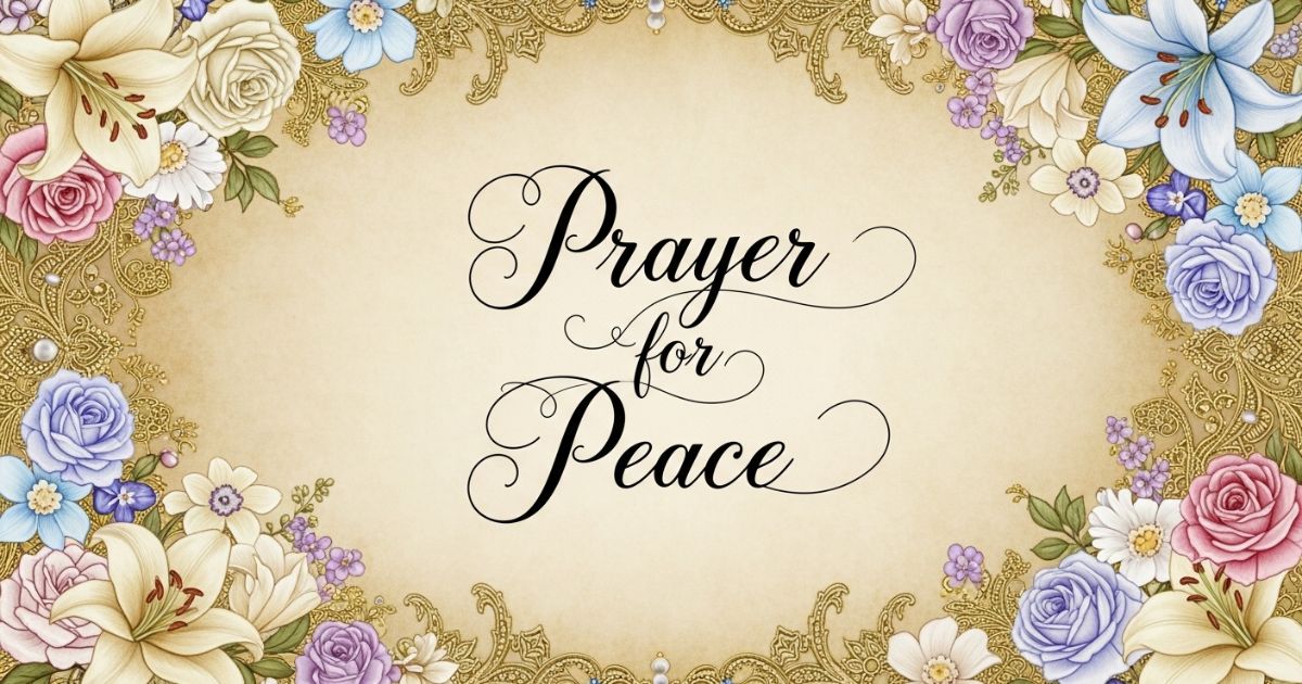 prayer for peace