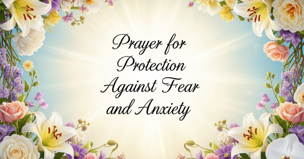 Prayer for Protection Against Fear and Anxiety