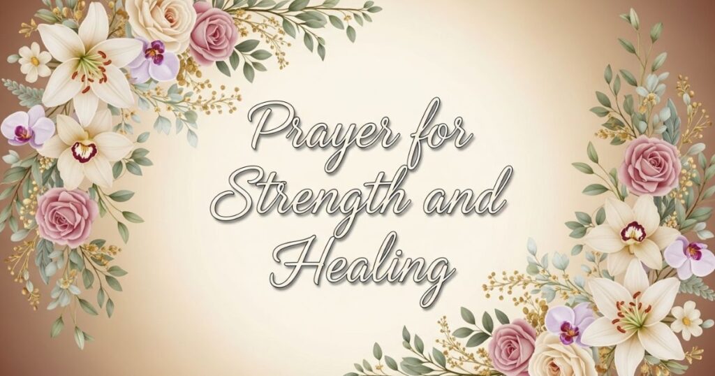Prayer for Strength and Healing