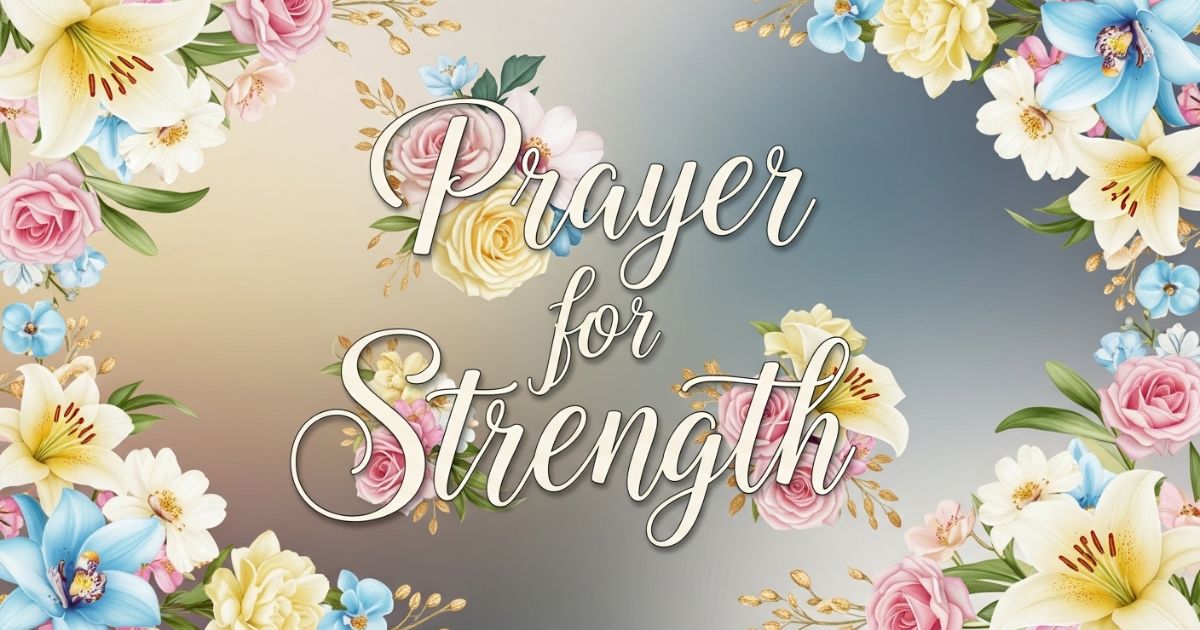 prayer for strength