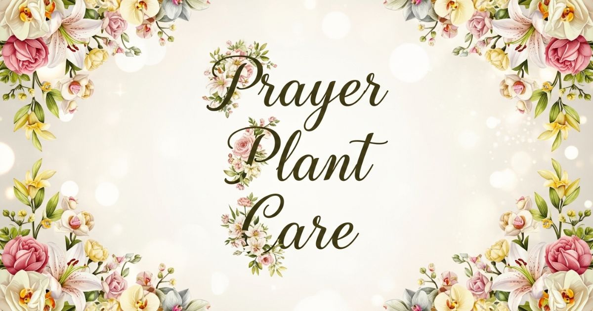 prayer plant care