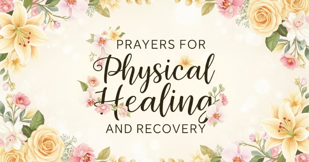 Prayers for Physical Healing and Recovery